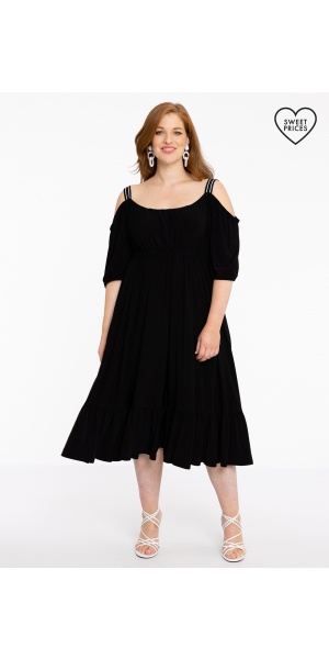 Yoek | Kleid mit elastischen Trägern