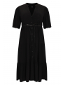 Dress puff sleeves DOLCE - black 