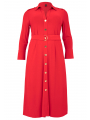 Dress Buttoned Long DOLCE - red 