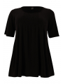 Tunic flare DOLCE - black green 