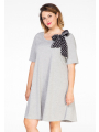 Dress scarf dots - grey 