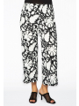 Trousers 7/8 PAISLEY FLOWER - white 