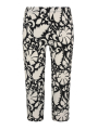 Trousers 7/8 PAISLEY FLOWER - white 