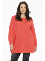 Pullover mohair - red pink