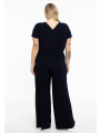 Very wide trousers DOLCE - white black blue