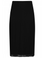 Skirt irregular pleats - black 