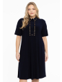 Dress with studs DOLCE - black blue
