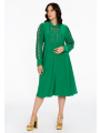 Dress buttoned DOLCE - green 