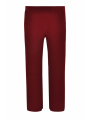 Trousers plissé DOLCE - black red 