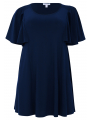 Tunic wide bottom butterfly DOLCE - blue