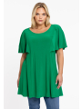 Tunic wide bottom butterfly DOLCE - blue green 