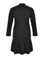 Dress-sweater ruffled - black 