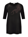 Dress wide jaguar - black 