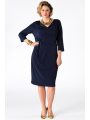 Dress pleated waist - blue